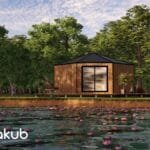 Plan yourte 34 m2 - Tiny Atome