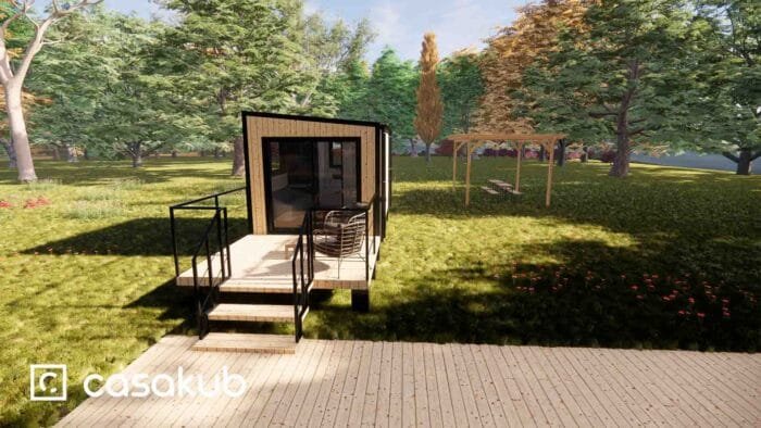 chalet de jardin habitable ou en kit 10m2 TinyCube 6