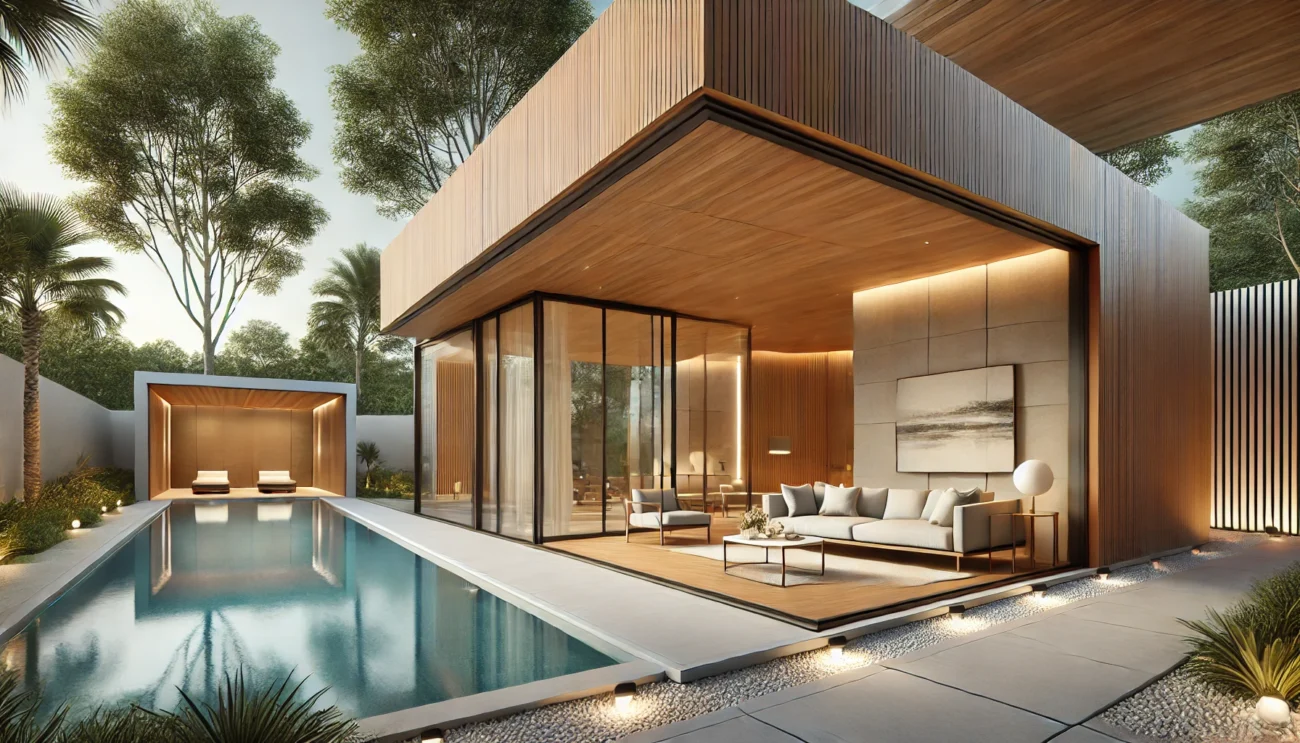Come installare una Pool House a bordo piscina