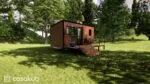 Tiny house de petite surface, plain-pied, idéale pour une vie autonome et indépendante pour un étudiant ou une personne seule