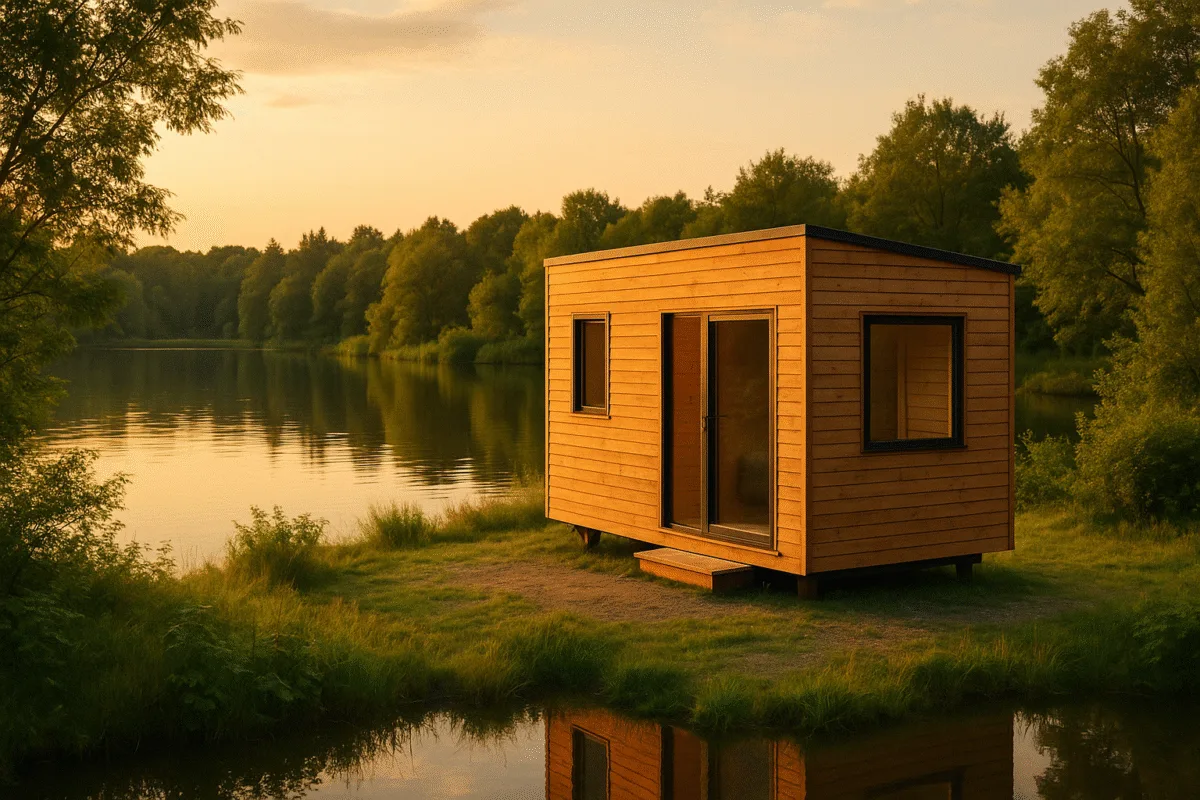 Tiny house moderne en bois